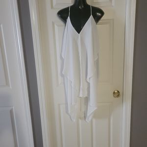 White beach dress cover-up XL